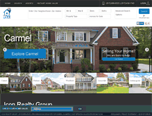 Tablet Screenshot of icongrouprealtors.com
